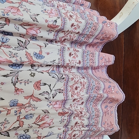 ARIA boho maxi dress Size L. Complete with pearl tie. Great condition - Picture 6 of 7